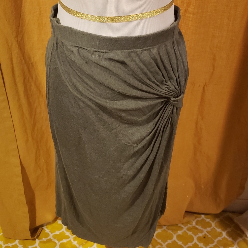 All saints skirt ruching grey 6